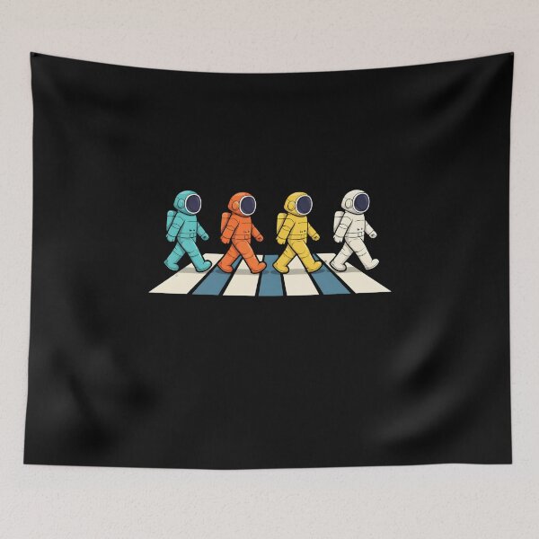 Item preview, Astronauts Abbey Road Walk Space Music Lover designed and sold by Nocturnal-Vines.