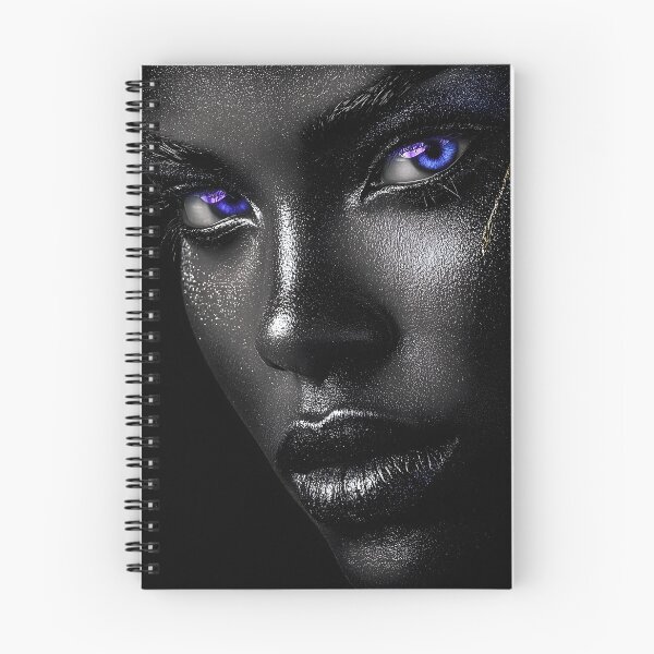 Item preview, Striking Portrait with Mystical Purple Accents designed and sold by Artessie.