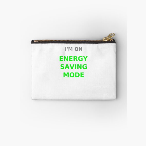 Item preview, Energy Saving Mode Funny Low Battery Tired Lazy Tech Humor designed and sold by JoshCustomTees.