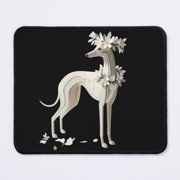 Item preview, Italian Greyhound Spring Flowers - Minimalist Iggy Art designed and sold by purrsoul.