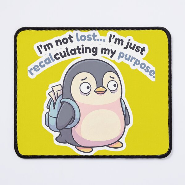 Item preview, EXISTENTIAL PENGUIN MEME designed and sold by OVXIO.