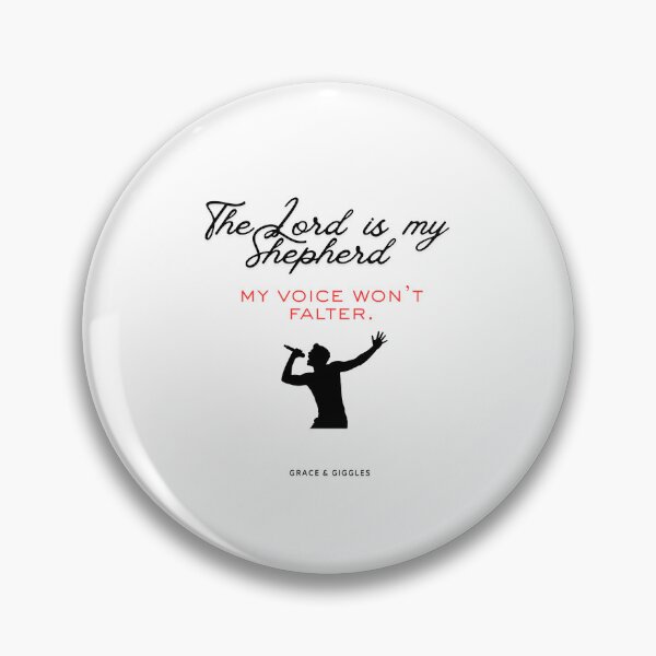 Item preview, The Lord Is My Shepherd My Voice Wont Falter Worship Leader designed and sold by GraceGiggles.