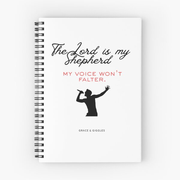 Item preview, The Lord Is My Shepherd My Voice Wont Falter Worship Leader designed and sold by GraceGiggles.