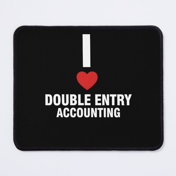 Item preview, I Love Double Entry Accounting Accountant Bookkeeper designed and sold by Nocturnal-Vines.