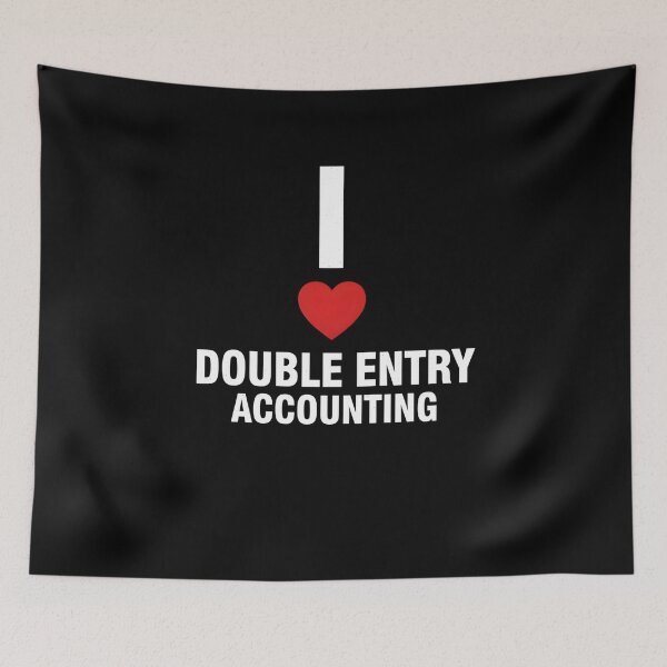 Item preview, I Love Double Entry Accounting Accountant Bookkeeper designed and sold by Nocturnal-Vines.