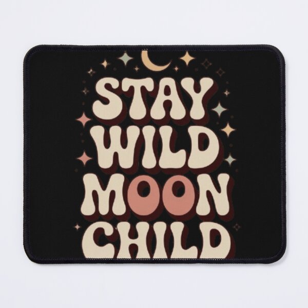Item preview, Stay Wild Moon Child Vintage Celestial Soft Girl Astronomy Aesthetic T‑Shirt designed and sold by Youpiworld.