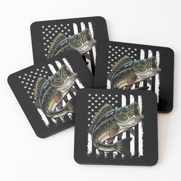 Item preview, Bass Fishing USA Flag Powerful Bass Outdoor Life designed and sold by MuniraWearify.
