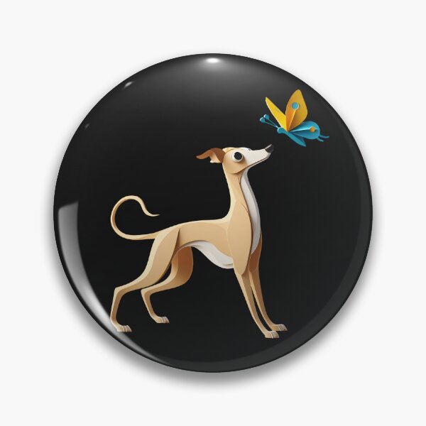 Item preview, The Greyhound Butterfly Hunter designed and sold by purrsoul.