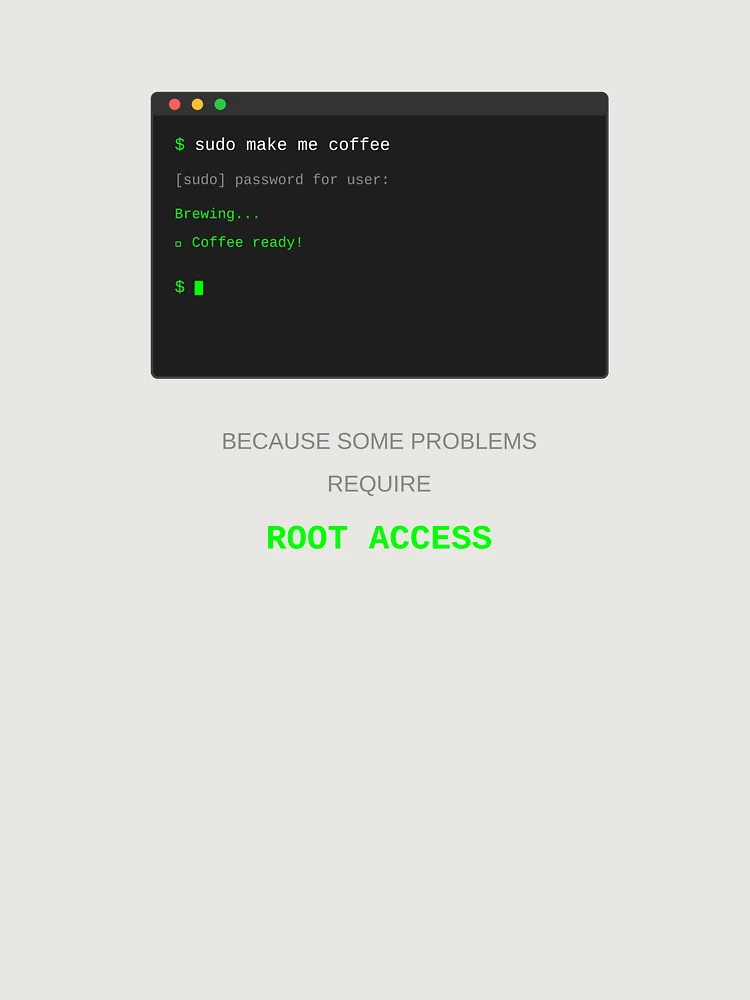 Thumbnail 6 of 6, Premium Oversized Sweatshirt, sudo Make Me Coffee Linux Unix Programmer Terminal Command Line designed and sold by JoshCustomTees.