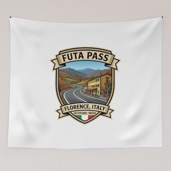Item preview, Futa Pass – Passo della Futa – Iconic Italian Biker Pass designed and sold by enzoade.