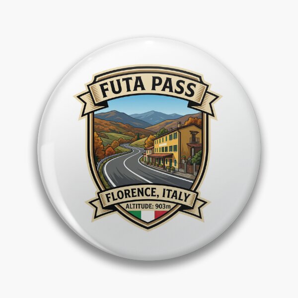 Item preview, Futa Pass – Passo della Futa – Iconic Italian Biker Pass designed and sold by enzoade.