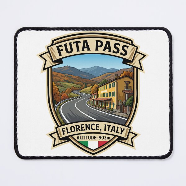 Item preview, Futa Pass – Passo della Futa – Iconic Italian Biker Pass designed and sold by enzoade.