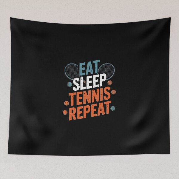 Item preview, Eat Sleep Tennis Repeat designed and sold by jkrphoto.
