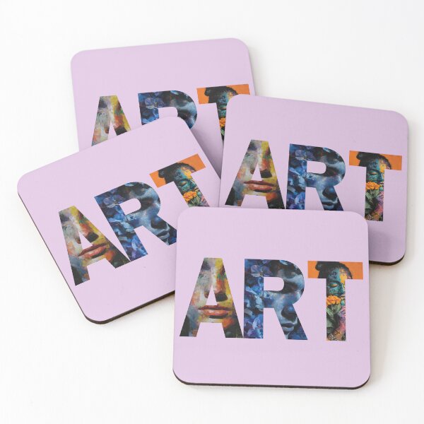 Item preview, The word ART in a painterly style designed and sold by ARTpatrycha.