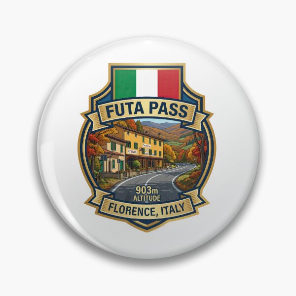 Item preview, Futa Pass – Passo della Futa – Iconic Italian Biker Pass designed and sold by enzoade.