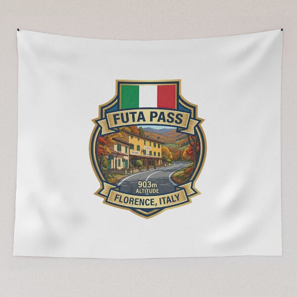 Item preview, Futa Pass – Passo della Futa – Iconic Italian Biker Pass designed and sold by enzoade.
