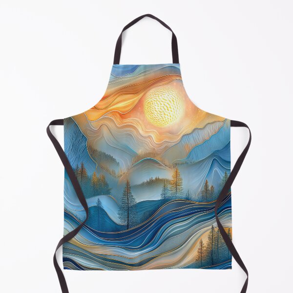 Item preview, Abstract Mountain Landscape at Sunset designed and sold by MargaretWiktor.