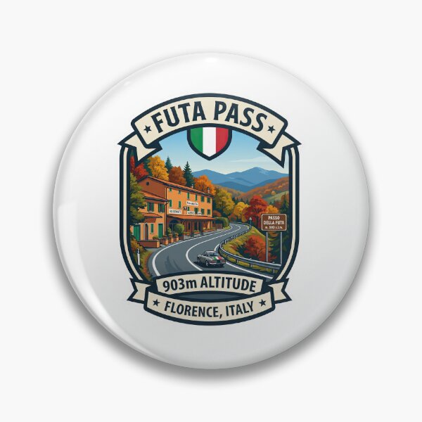 Item preview, Futa Pass – Passo della Futa – Classic Italian Mountain Road designed and sold by enzoade.
