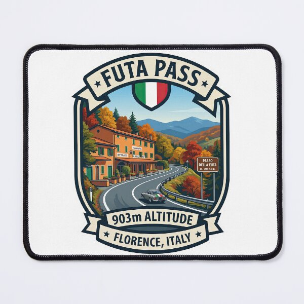 Item preview, Futa Pass – Passo della Futa – Classic Italian Mountain Road designed and sold by enzoade.