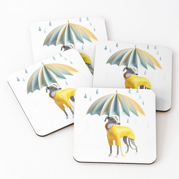 Item preview, Rainy Day Iggy — Chic Italian Greyhound in Raincoat designed and sold by purrsoul.