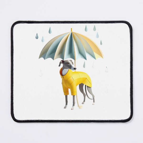 Item preview, Rainy Day Iggy — Chic Italian Greyhound in Raincoat designed and sold by purrsoul.