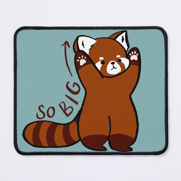 Item preview, Cute Red panda stretching - animal lover art designed and sold by aziza-doodles.