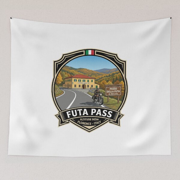 Item preview, Futa Pass – Passo della Futa – Italian Apennines Motorcycle Road designed and sold by enzoade.
