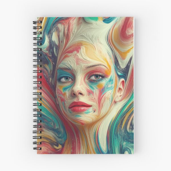 Item preview, Visiones en pintura: Retrato abstracto vibrante designed and sold by B-Russ-Stuff.