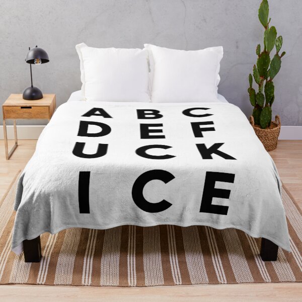 Item preview, ABCDEFuck ICE - Subtle F ICE | No ICE Protest designed and sold by PixVib.