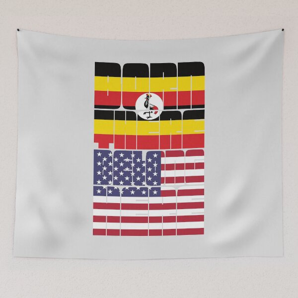 Item preview, Born Uganda Belong American designed and sold by FlagX.