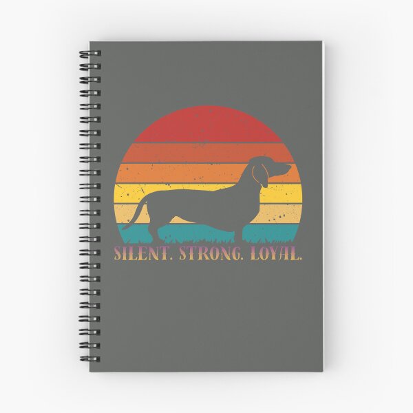 Artikelvorschau, Silent Strong Loyal Dachshund  - Loyal Dog Lover Tee. entworfen und verkauft von LunaPrintCo.
