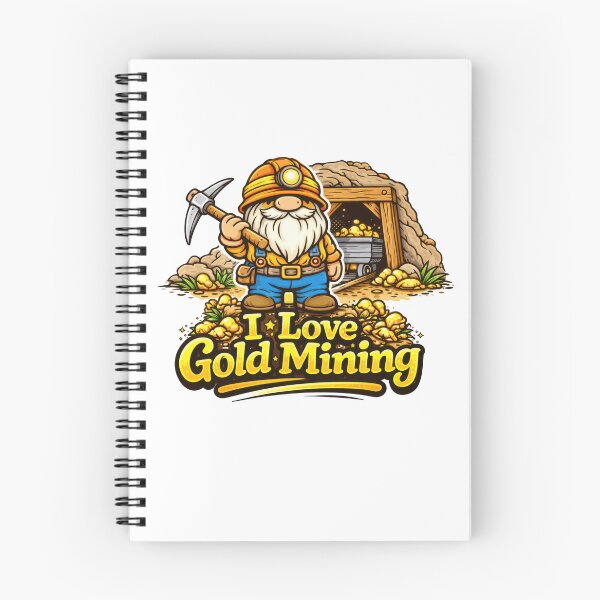 Item preview, Gnome Gold Miner – I Love Gold Mining designed and sold by Moriarty's Digital Visions.
