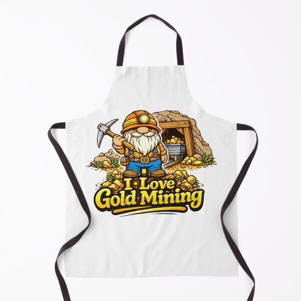 Item preview, Gnome Gold Miner – I Love Gold Mining designed and sold by Moriarty's Digital Visions.