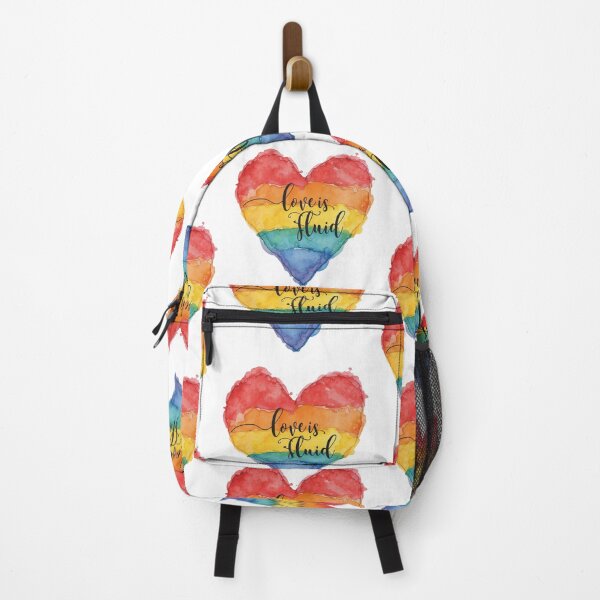 Item preview, Love is Fluid: Rainbow Watercolor Pride Heart designed and sold by rainbowgremlin.