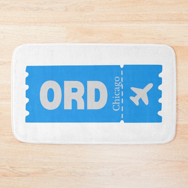 Item preview, ORD Chicago Airport Code Vintage Travel Sticker - Minimalist Chicago Art designed and sold by Sparkledust Creations.