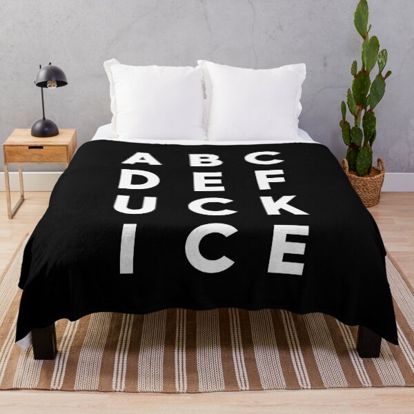 Item preview, ABCDEFuck ICE - Subtle Anti ICE Activist Bumper designed and sold by PixVib.