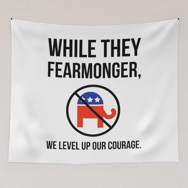 Item preview, While they fearmonger designed and sold by Rachel the Artist .