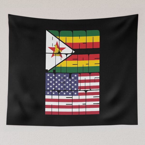Item preview, Born Zimbabwe Belong American designed and sold by FlagX.