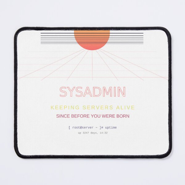 Item preview, Retro Sysadmin Synthwave 80s Server Admin IT Vaporwave Gift designed and sold by JoshCustomTees.