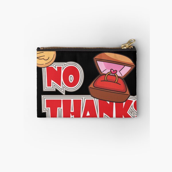 Item preview, No Thanks – Anti Valentine’s Day Funny Love Design designed and sold by Bianormal.