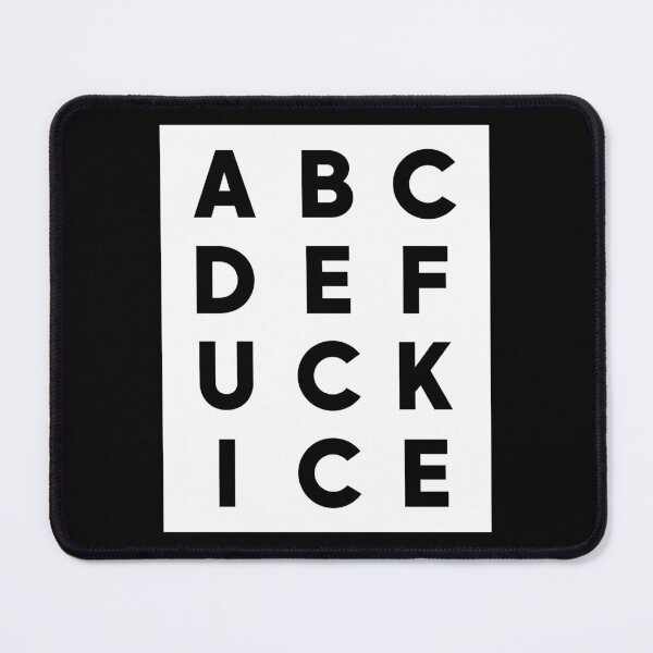 Item preview, ABCDEFuck ICE - Subtle Anti ICE Activist designed and sold by PixVib.