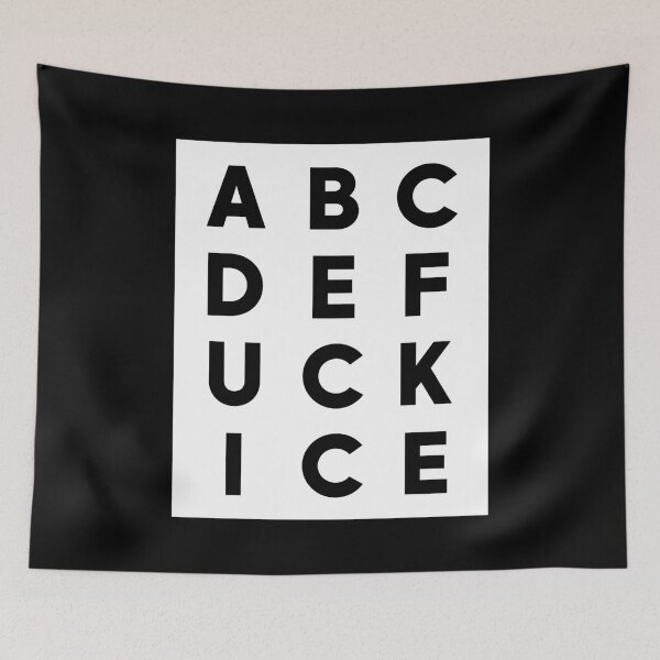 Item preview, ABCDEFuck ICE - Subtle Anti ICE Activist designed and sold by PixVib.