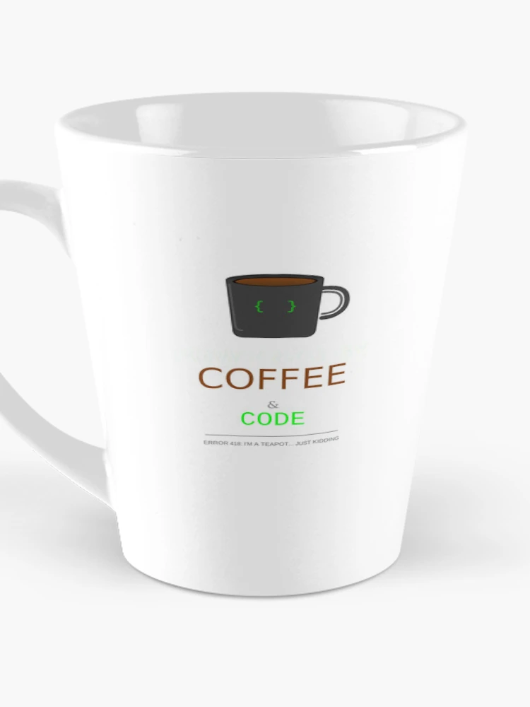 Thumbnail 3 of 4, Coffee Mug, Powered By Coffee And Code Developer Programmer Caffeine Coder designed and sold by JoshCustomTees.