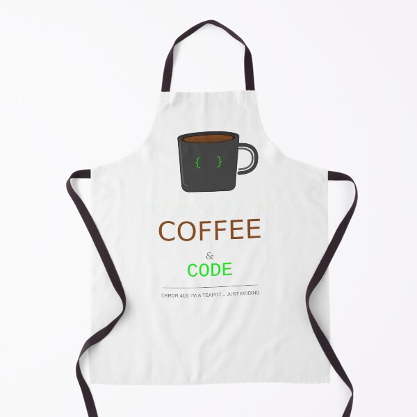 Item preview, Powered By Coffee And Code Developer Programmer Caffeine Coder designed and sold by JoshCustomTees.