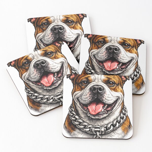Item preview, Pitbull portrait  designed and sold by NativeGraffix.