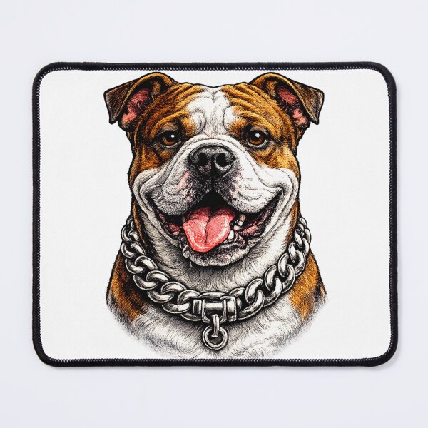 Item preview, Pitbull portrait designed and sold by NativeGraffix.