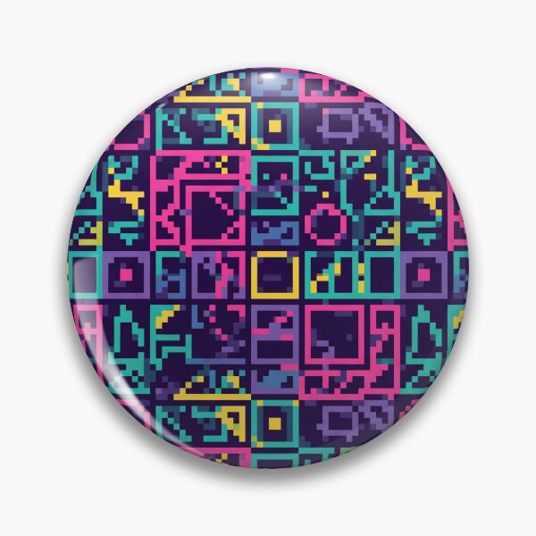 Item preview, Retro Geometric Grid Wave Seamless Pattern in Neon Colors designed and sold by patternproai.