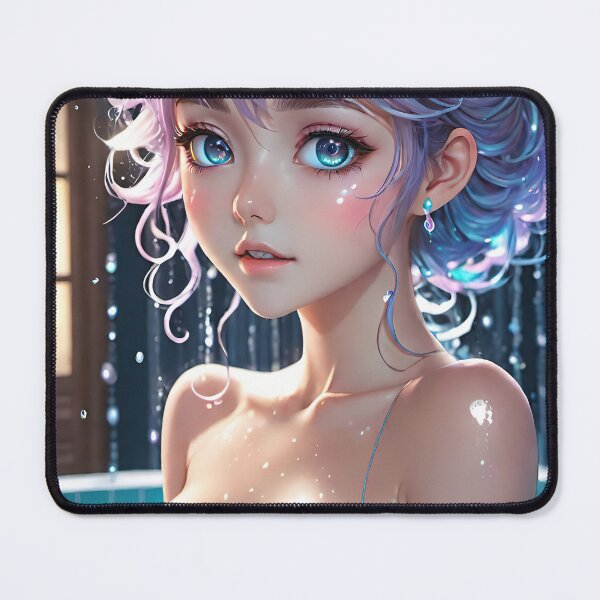 Item preview, Gentle Drops – Confident Beauty girl bathing designed and sold by stereonut.