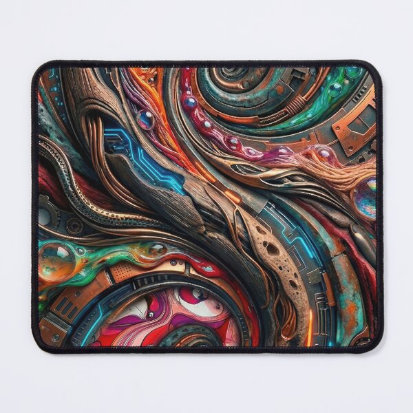 Item preview, Biomechanical Flow – Industrial Organic Abstract designed and sold by B-Russ-Stuff.