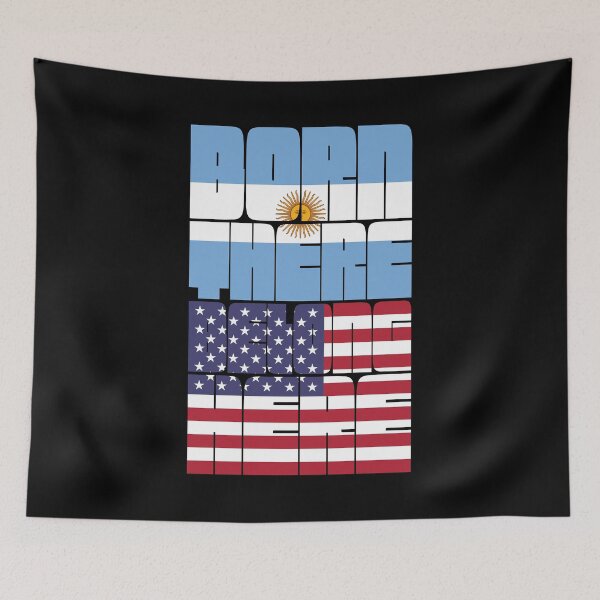 Item preview, Born Argentina Belong American designed and sold by FlagX.